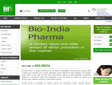Tablet Screenshot of bioindiaonline.com